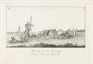 View of an island, print maker: Charles Joseph Emmanuel de Ligne, Anonymous, 1774 - 1792