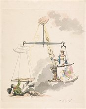 Balance of Europe, 1814, Derk Anthony van de Wart, 1814