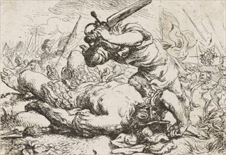 David and Goliath, Cornelis Schut (I), 1618 - 1655