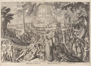 Tower of Babel, Zacharias Dolendo, Jacob de Gheyn (II), Cornelis Danckerts (I), 1597 - 1600
