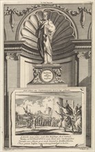 H. Epiphanius of Salamis, church father, Jan Luyken, Zacharias Chatelain II, Francois Halma, 1698