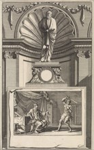 H. Ambrose of Milan, Church Father, Jan Luyken, Zacharias Chatelain (II), Jan Goeree, 1698