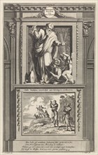 H. Gregory of Nyssa, church father, Jan Luyken, Zacharias Chatelain (II), FranÃ§ois Halma, 1698