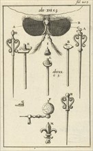 Anatomical image VIII, Jan Luyken, Jan Claesz ten Hoorn, 1680 - 1688