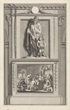 H. Pantaenus of Alexandria, Church Father, Jan Luyken, Zacharias Chatelain (II), Jan Goeree, 1698
