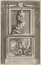 H. Theophilus of Antioch, apologist, Jan Luyken, Zacharias Chatelain (II), FranÃ§ois Halma, 1698