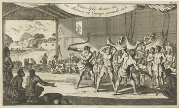 Ceremony of the Indians, Caspar Luyken, Jan Claesz ten Hoorn, 1695