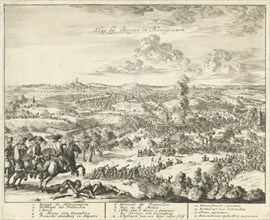 Siege of Mons in Hainaut, Belgium, 1691, Jan Luyken, Jan Claesz ten Hoorn, 1699