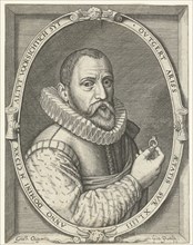 Portrait of Outgert Ariss Akersloot at the age of 44, Willem Outgertsz. Akersloot, 1620