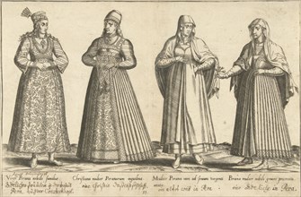 Women's Dress from Constantinople around 1580, istanbul Turkey, Abraham de Bruyn, Joos de Bosscher,