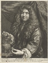 Portrait of the perfumer, Jean Chabert, Jacques Buys, c. 1675 - c. 1700