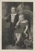 Double portrait of William of Orange, Crown Prince of the Netherlands and Prince Maurice of