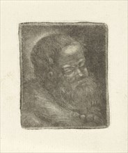 Man with a beard, Simon Klapmuts, 1768 - 1780