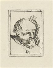 Head of an Old Man, Simon Klapmuts, 1744-1780