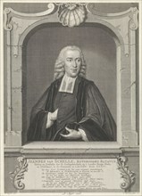 Portrait of Johannes Schelle, Jacob Houbraken, Sara Maria van der Wilp, Pieter Meyer, 1760