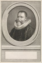 Portrait of Reynier Pauw Adriaensz, Jacob Houbraken, Jan Antonisz van Ravesteyn, 1747 - 1759