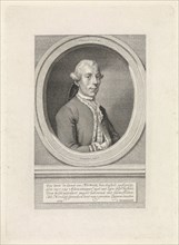 Portrait of Joannes Nomsz, Jacob Houbraken, G. Groeneveld, 1779