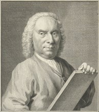 Portrait of Pieter Langendijk, Jacob Houbraken, Cornelis Pronk, 1749 - 1751