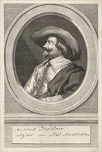 Portrait of Nicholas Hasselaer, Jacobus Houbraken, Jacob Adriaensz. Backer, Hendrik Pothoven, 1747