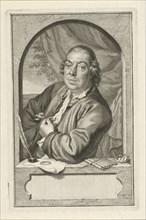 Portrait of John le Francq of Berkhey, Jacob Houbraken, Hendrik Pothoven, 1771