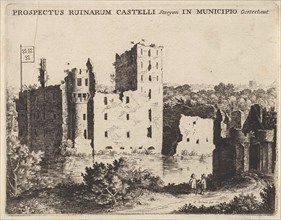 View of Castle Strijen Oosterhout, Abraham Dircksz Santvoort, 1656