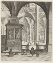 Church interior, Gerard Houckgeest, Johannes Pietersz. Berendrecht, 1618 - 1645