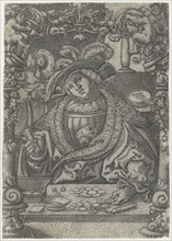 Portrait of a young man (Vanitas), Monogrammist AC 16e eeuw, 1520 - 1562
