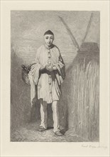 Pierrot in a mill, Ferdinand Leenhoff, 1841 - 1914
