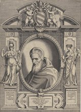 Portrait of Pope Pius V., Philippe de Soye, Antonio Lafreri, 1566