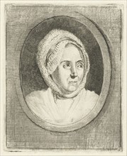 Portrait of a woman with cap Marie Joseph Bertrand?, Louis Bernard Coclers, 1756-1817