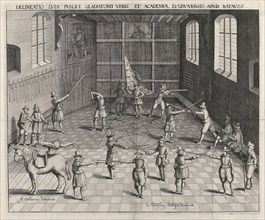 Fencing school of the University of Leiden, William Isaacsz. van Swanenburg, Andries Clouck, 1610