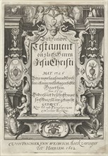 Title page for: That New Testament, 1602, Jacob Matham, Passchier van Wesbusch (I), 1602