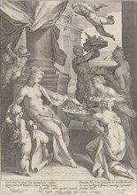 Venus Honored by Nymphs and a Faun, Jan Harmensz. Muller, Clement de Jonghe, Harmen Jansz Muller,