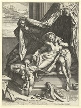 Mars and Venus, Hendrick Goltzius, 1588