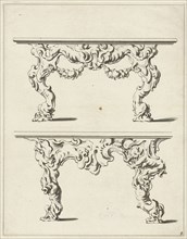 Two console tables, Pieter Hendricksz. Schut, Gerbrand van den Eeckhout, Nicolaes Visscher (I),