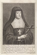Portrait of Marie-Félice Orsini, Duchess of Montmorency, Pieter van Schuppen, 1666 - 1702