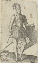Soldier drummer, Abraham de Bruyn, 1550 - 1587