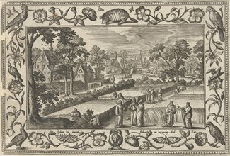 Picking corn on the Sabbath, Adriaen Collaert, Eduwart van Hoeswinckel, 1582 - 1586