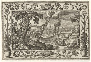 Jacob's Ladder, Adriaen Collaert, Eduwart van Hoeswinckel, 1582 - 1586