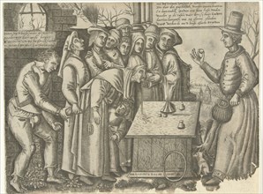 Magician, Balthazar van den Bos, 1528-1580