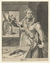 The element of fire, Jacob de Gheyn (II), 1595 - 1597