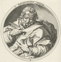 St. Bartholomew, print maker: Zacharias Dolendo, Jacob de Gheyn II, c. 1596