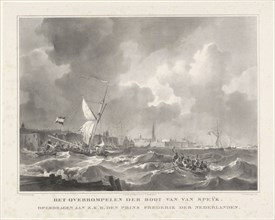The ship of Jan van Speijk, 1831. Gijsbertus Craeyvanger, Desguerrois & Co., Frederik (prins der
