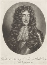 Portrait of Charles II of England, Jan van der Vaart, Edward Cooper, 1682 - 1721