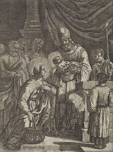 Presentation of Christ in the Temple, Justus van den Nijpoort, 1635 - 1692