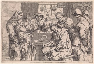 The village surgeon, Jan Baptist de Wael, 1642 - 1669