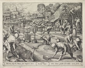 Spring, Pieter van der Heyden, Hieronymus Cock, 1570