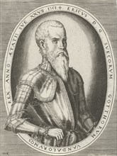 Portrait of Eric XIV of Sweden, Frans Huys, Hieronymus Cock, 1561
