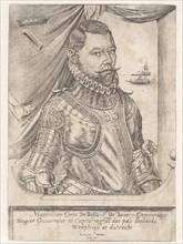 Portrait of Maximilian Hennin, Count Bossu, Paulus van Wtewael, 1573