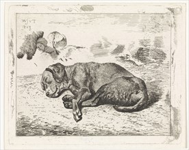 Sleeping dog, Wouter Johannes van Troostwijk, 1810